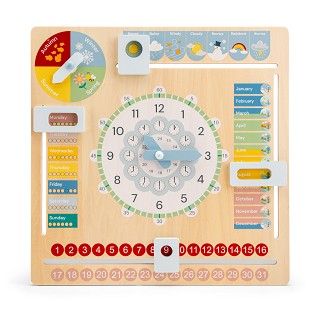Calendar clock - English